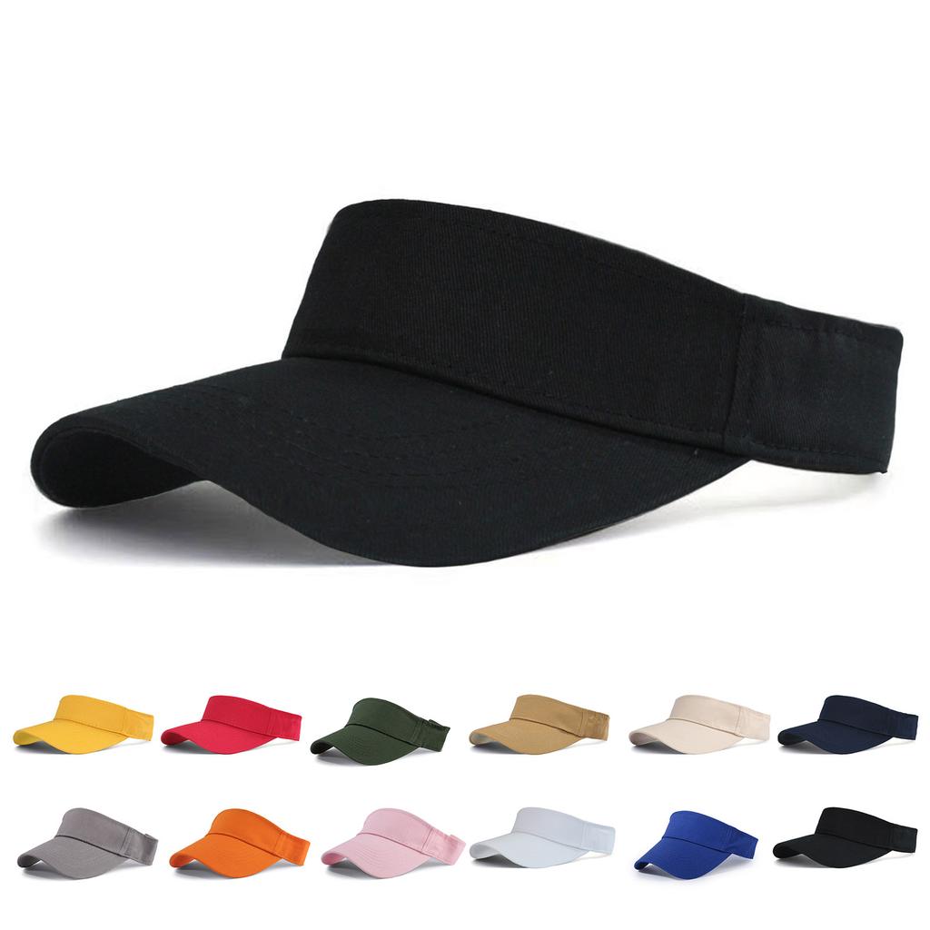 Unisex-keps, solhatt för löpning och sport, monokrom tom hög hatt