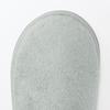 MUJI Washable Cotton Tile Slippers with Front Size Room Shoes Closure, Green, M, 84770548,