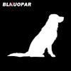 BLKUOPAR Golden Retriever Dog Silhouette Car Stickers Cute Animal Decal Sunscreen Die Cut Windshield Laptop Car Goods