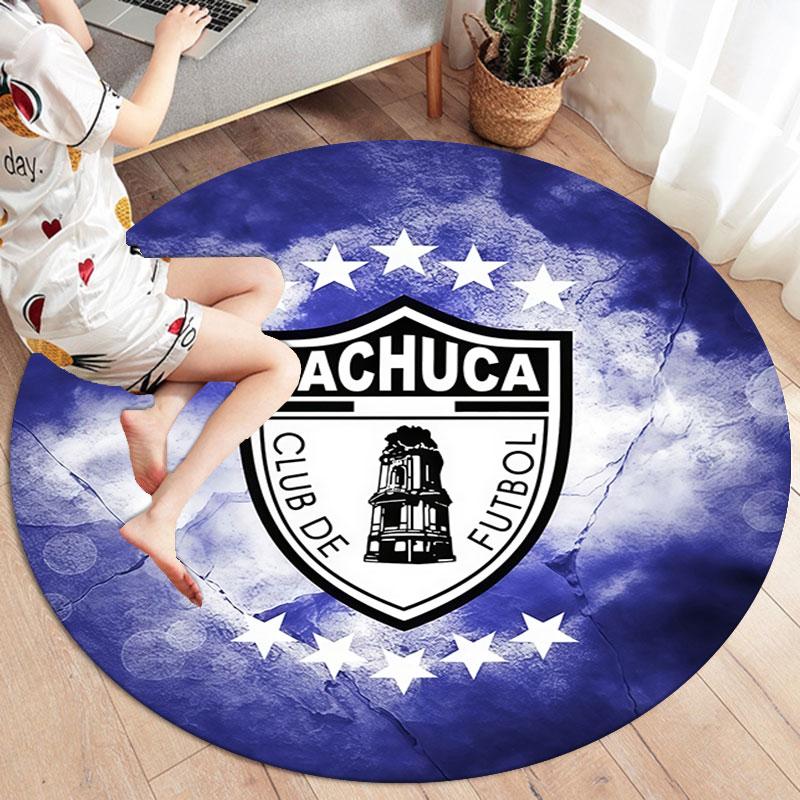 C.F. Pachuca Round Area Rug,Carpet Rug for Living Room Bedroom Sofa Playroom Decor,Non-slip Floor Mat