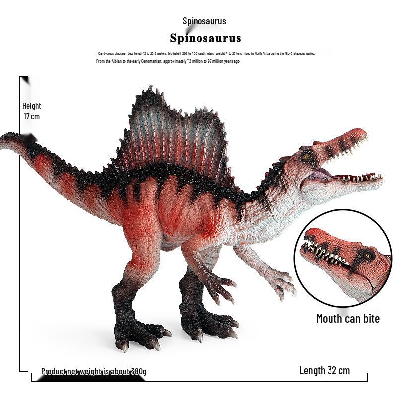 Solid Jurassic Spinosaurus Dinosaur Model Toy