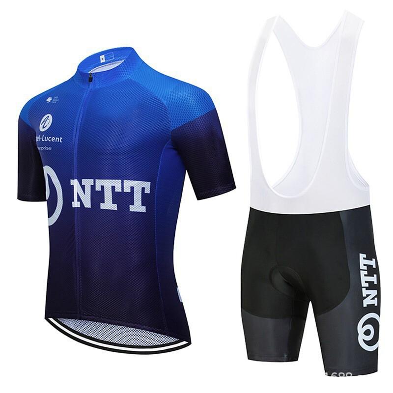 Mens Cycling Jersey Bib Shorts Set Quick-Dry Breathable Bike Apparel Road Mountain Outdoor Riding