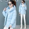 Vinter ny hette dunjakke for kvinner trendy kort bomullsjakke løse bomullsjakker for kvinner