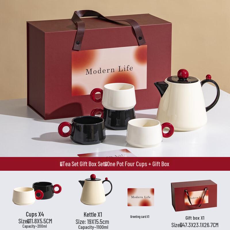 KANGMO European Ceramic Wedding Gift Drinkware Set