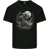 Grim Reaper With a Full Moon and Skulls Unisexs Light Cotton TShirt