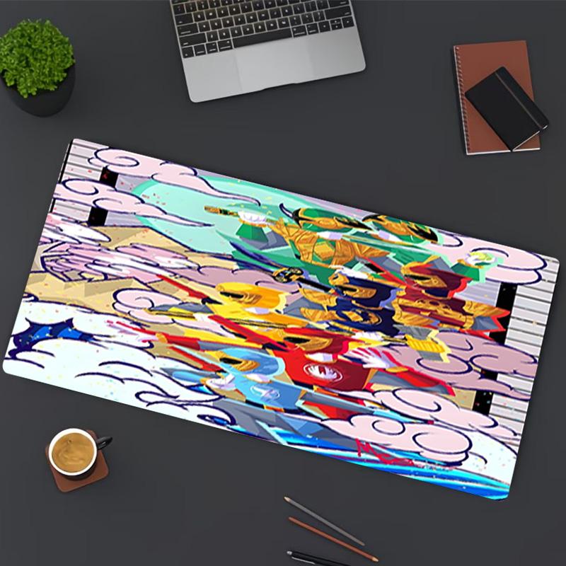 Mighty Morphin Power Rangers Print Mouse Pad, for Keyboard Pad Laptop PC Mat for Office Home Use, Desk Decor, Perfect Birthday Gift for Gamers