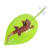 Turtle Basking Area Habitat Decor Leaf Shape Terrarium Decor with Suction Cups Suction Cups Leaf Shape Terrarium Accessories