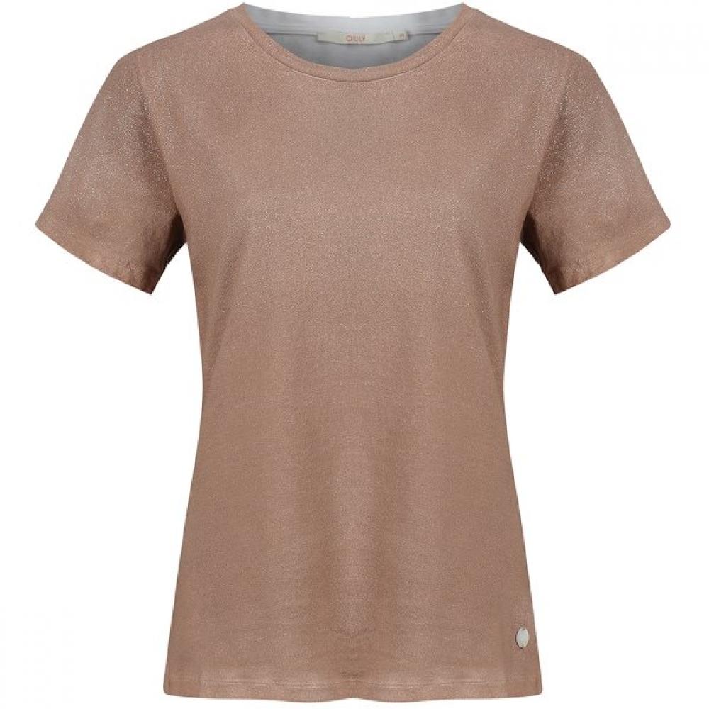 Oilily GliTTer T shirT ow9s7Ts021 dark beige (06)/L(77)