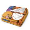 The Tiger Who Came to Tea Blankets Cartoon Book Plush Novelty Breathable Throw Blanket for Chair Covering Sofa Textile Decor Car
