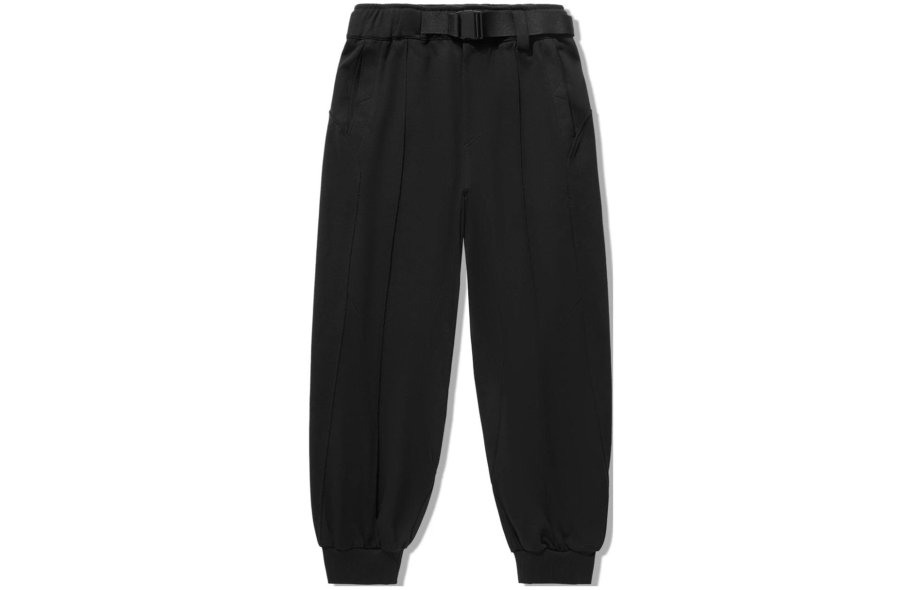 Li Ning x CHENGLONG,LIANMINGKUAN Knitted Sweatpants Men s Black AKLU289-1 XL