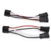 2pcs H4 9003 To H11 Conversion Wire Harness Adapter for Car Headlight Fog Light 12V‑24V
