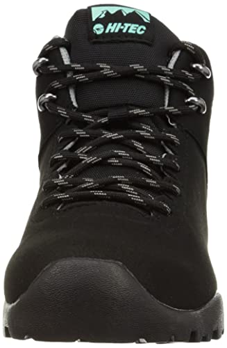 HI-TEC HKU13 AORAKI CLASSIC WP Hiking Shoes, Breathable and Waterproof, Ideal for Mountaineering and Outdoor Activities, Black/Black, Size 26.5 Cm, 2E