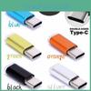 Versatile 3x Metal Micro Usb To Usb-c Type-c Sync Charger Adapter With Stylish Alloy Finish