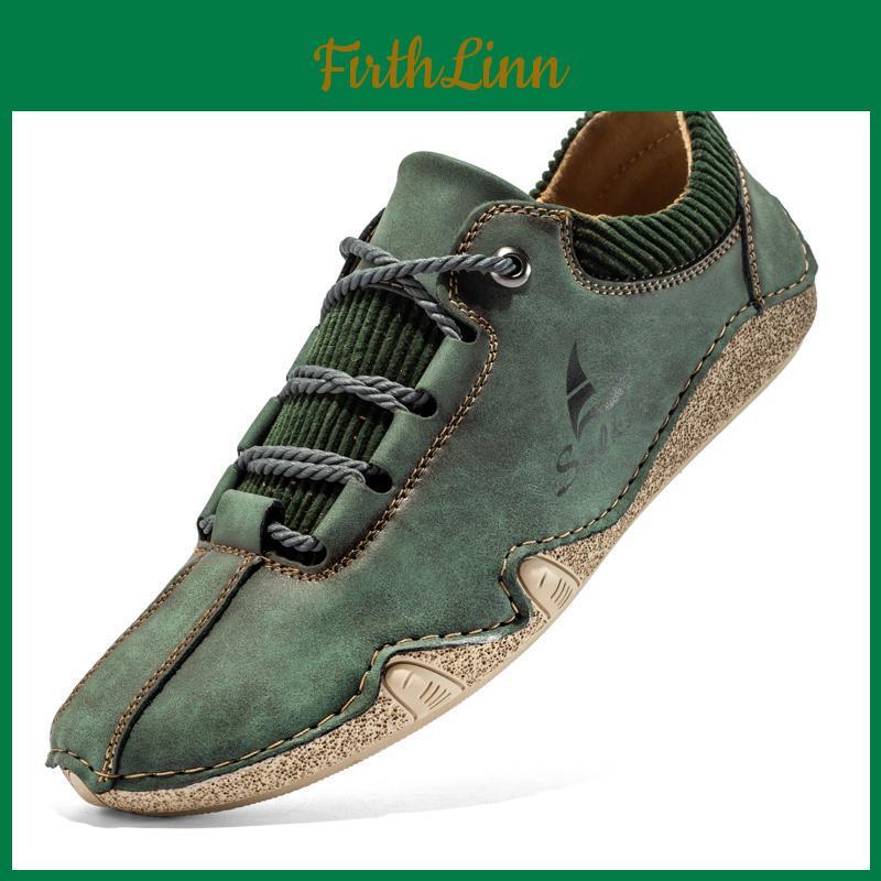 Leather Size Large Split Men Casual Leather Shoes Men Loafers Comfortable Driving Shoe Moccasins Man Flats Shoes