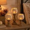 Halloween-Kürbislampe im Vintage-Stil Antike Ausführung Teelichthalter Lampe Herbst-Heimdekoration