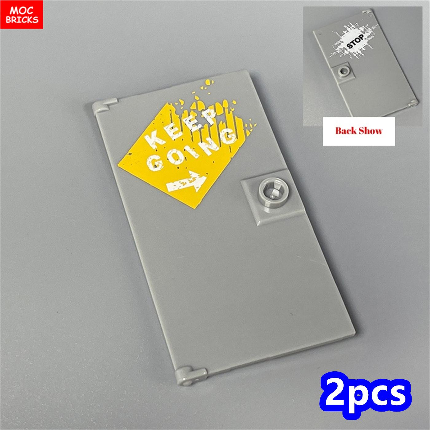 MOC Кубики Дверь 1x4x6 Окно Забор Ворота DIY Садовый Домик Архитектурные Аксессуары Строительные Блоки Детские Игрушки