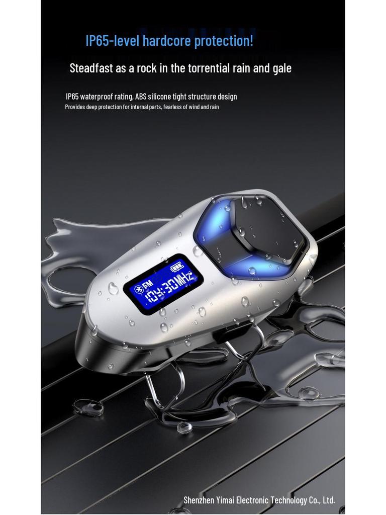 K12 Zinc Alloy Bluetooth Helmet Headset with FM Radio, Waterproof, Long Battery Life for Riding & Music.