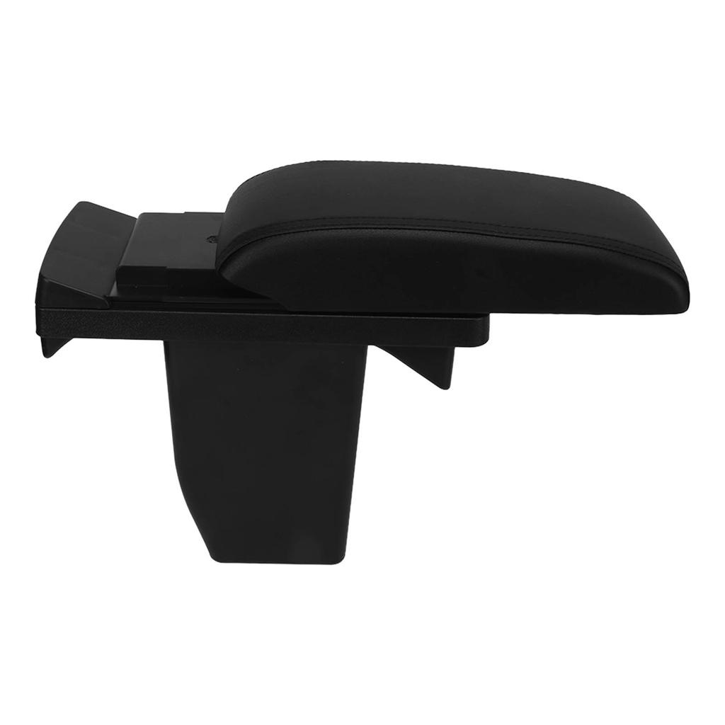 Center Console Armrest Storage Box 3 USB Interface Double Layers Replacement for Peugeot 2008