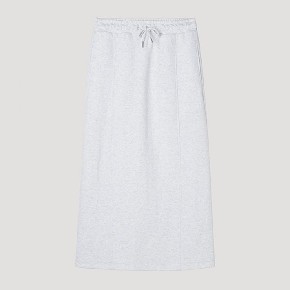 

[She S miSS] String Banding Midi Skirt SwjSkp22010 Mg MELANGE GRAY/55