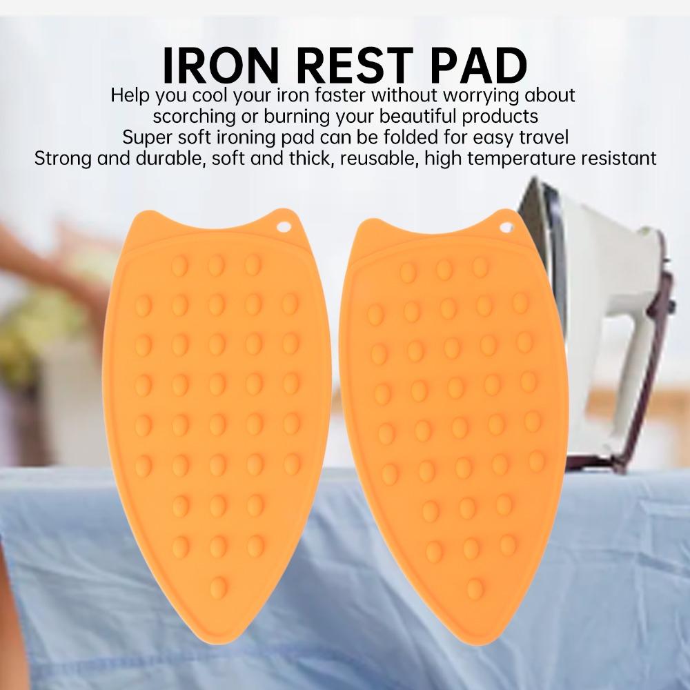 2Pcs Silicone Silicone Iron Mat Flexible Multi-purpose Iron Mat Ironing Board Mat Daily Use