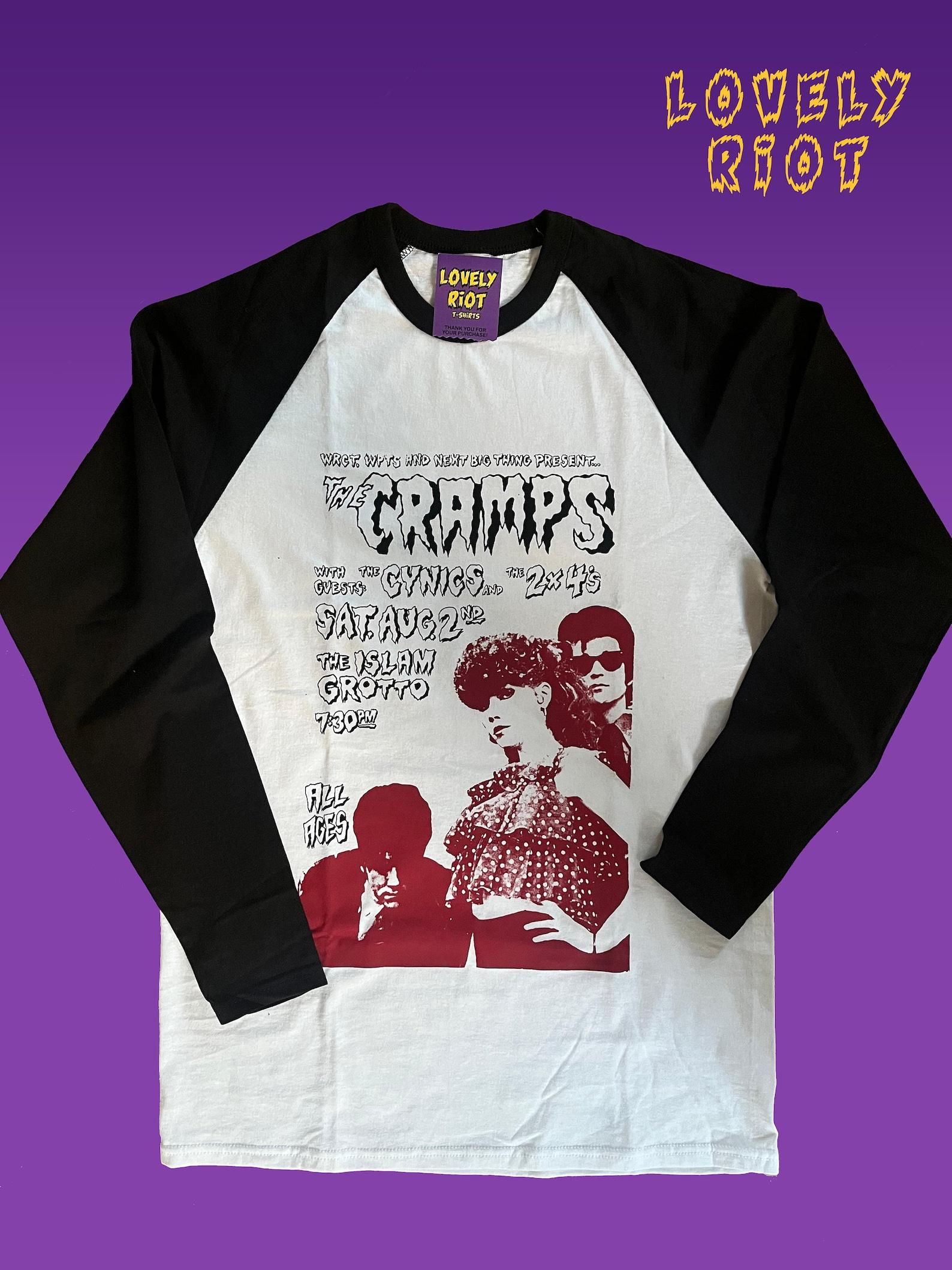 The Cramps Limited Edition T-Shirt Punk Rock CBGB Poison Ivy Lux Interior Ramones Psychobilly Garage 4XL