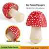 Simulation Fake Fly Agaric Mushroom Decoration for Restaurants and Photography