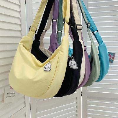 Cute Canvas Casual Teenage School Bag Aesthetic Sweet Messenger Bag