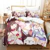 Brandneues NEKOPARA OVA Bettwäsche-Set Einzelbettgröße Größe Einzelbettgröße Doppelbettgröße Queen-Size King-Size Größe Bett-Set Schlafzimmer für Erwachsene und Kinder Bettbezug-Sets Anime parure de