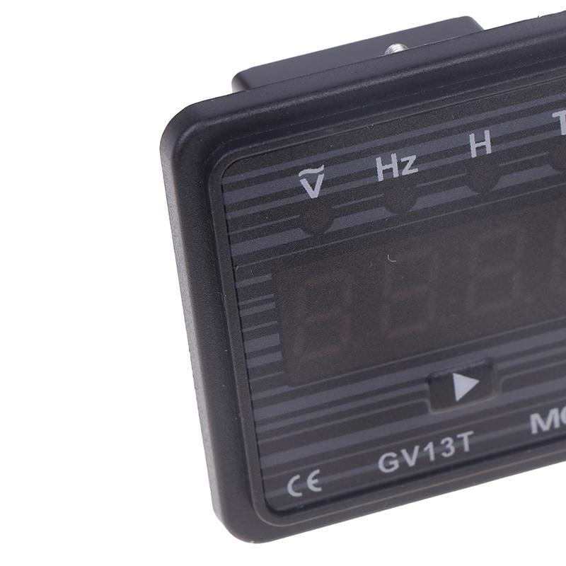 GV13T Diesel Generator Digital Display Instrument Voltmeter Frequency Hour Test Panel Meter AC220V AC380V