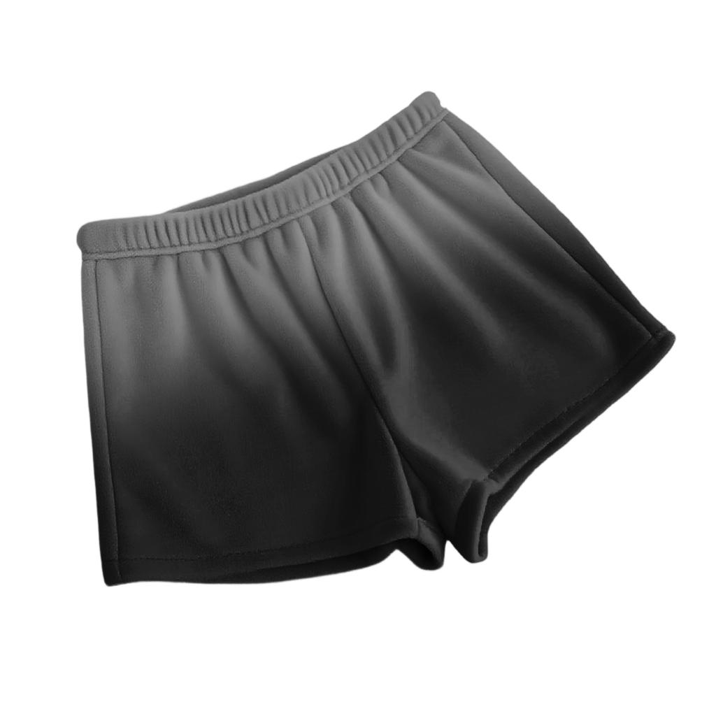 Women's Fashionable Loose-Fit Pajama Shorts With Fleece Gradient Print Casual Pants