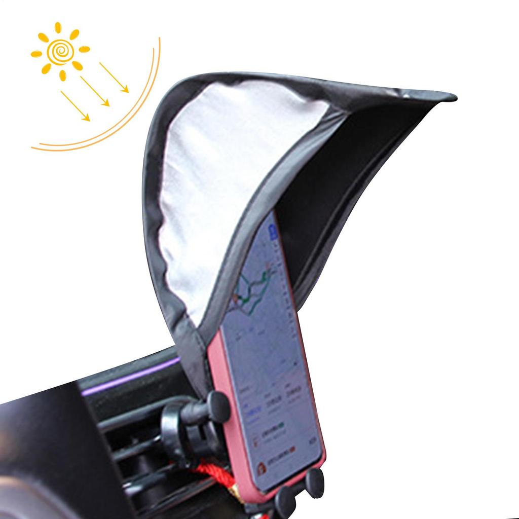 Phone Umbrella For Sun Sun Shield For Cell Phones Glare Blocking Phone Stand Mobile Phone Holder Sun Shield For Motorcycle Bike