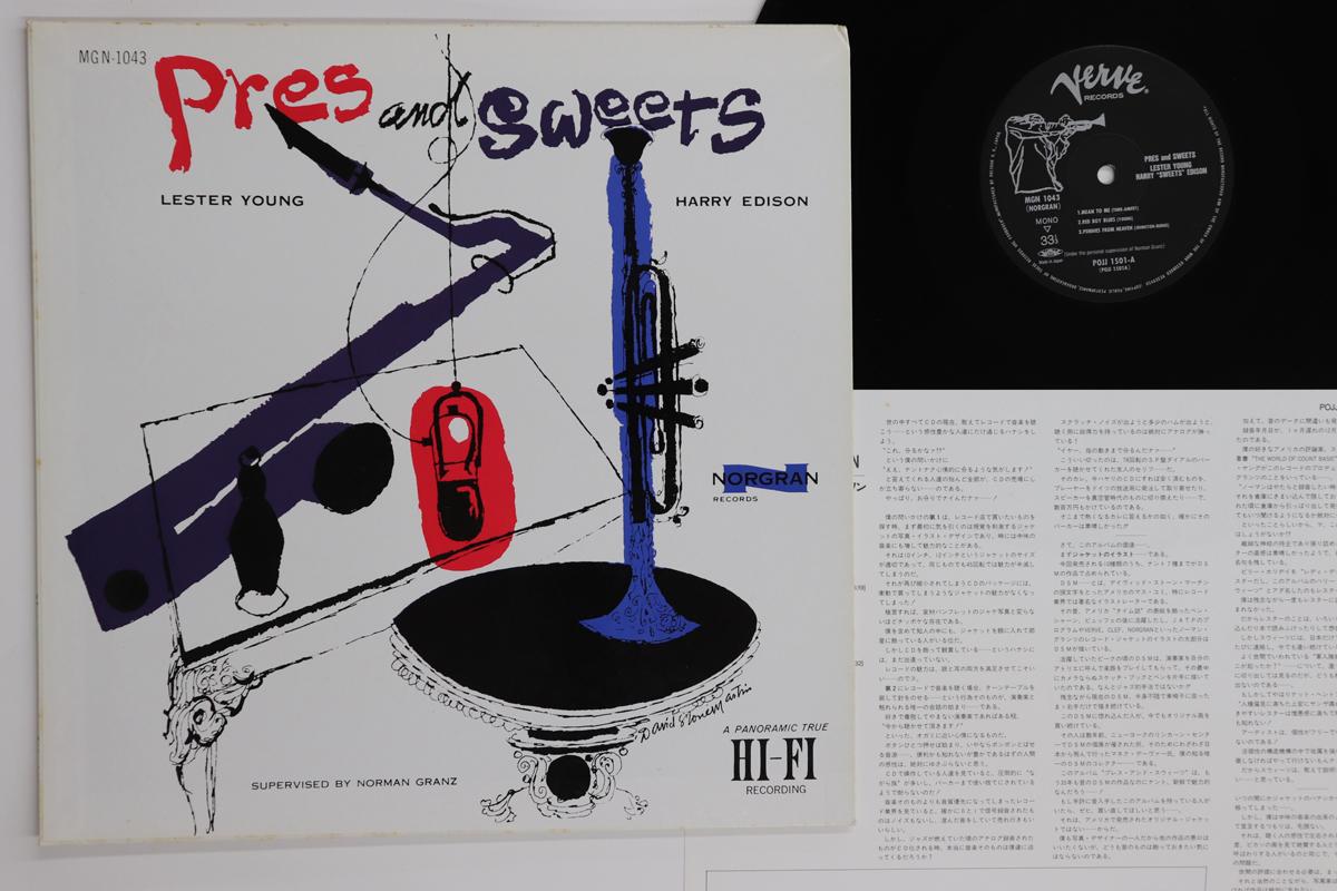 

LP Record LESTER YOUNG, HARRY EDISON - Press & Sweets POJJ1501MGN1043 VERVE 1990 Japan Jazz Used