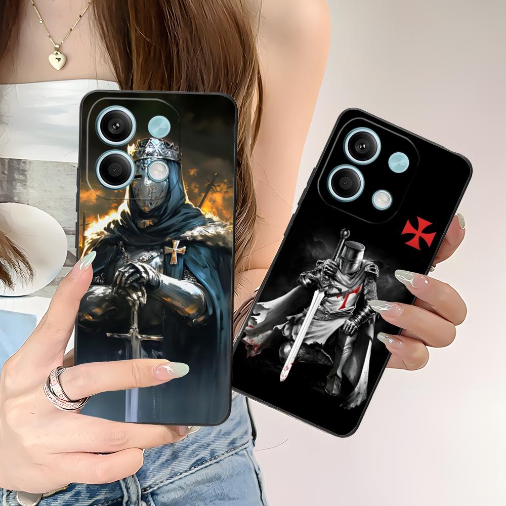 Tempelritter Handyhülle für POCO M7 M6 M5 M4 M3 X7 X6 X5 X4 X3 Pro GT 5G Bunte Druckabdeckung Smartphone Handys