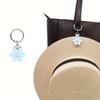 Outdoor Travel Hat Clip Hook Scarf Buckle PU Leather Handbag Hat Clip Summer Sun Hat Storage Buckle Clip