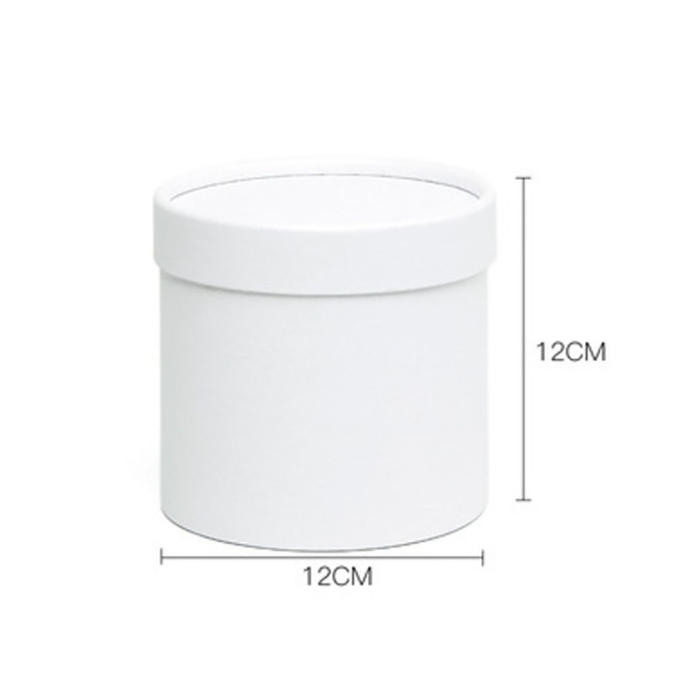 Flower Box Gift Packaging Box Portable Round Small Hug Bucket Storage Flower Cardboard Box Candy Day Mother Rose