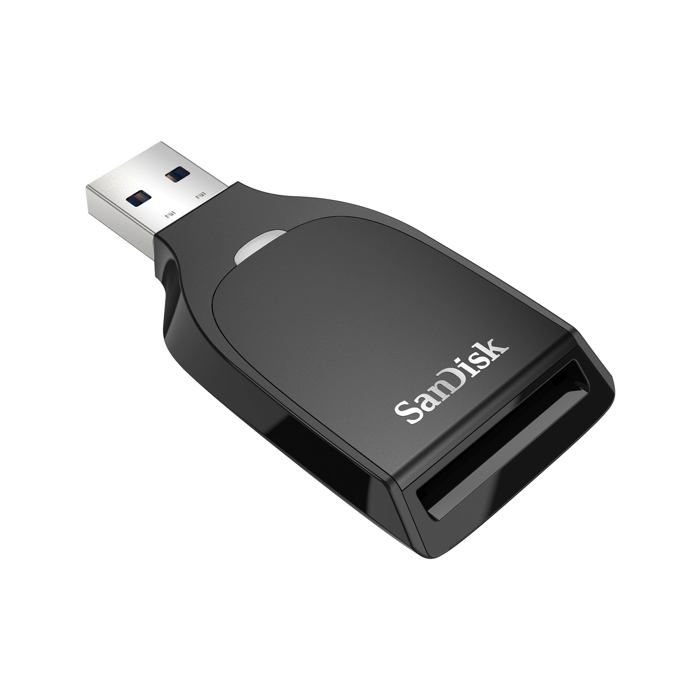 Lecteur de carte sd - sandisk - quickflow - usb-a - compact - vitesse de transfert élevée