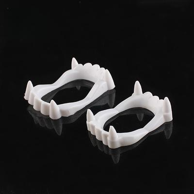 1PC Halloween Vampire Fangs Glow-in-the-Dark Teeth Set Performance Prank Funny Horror Demon Bloodsucking Plastic Fangs