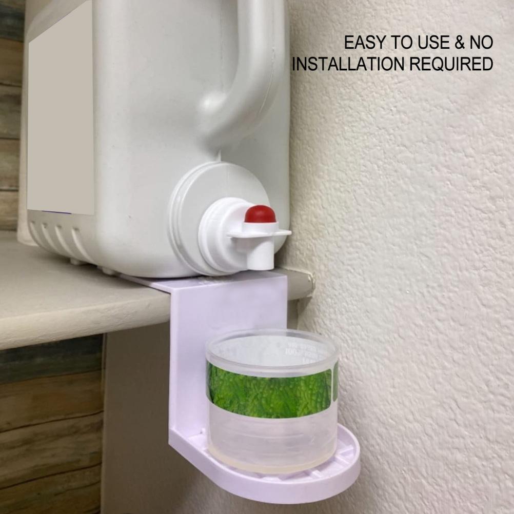 2 Pack Laundry Detergent Holder Detergent Cup Holder Drip Catcher Soap Tray Laundry Soap Dispenser