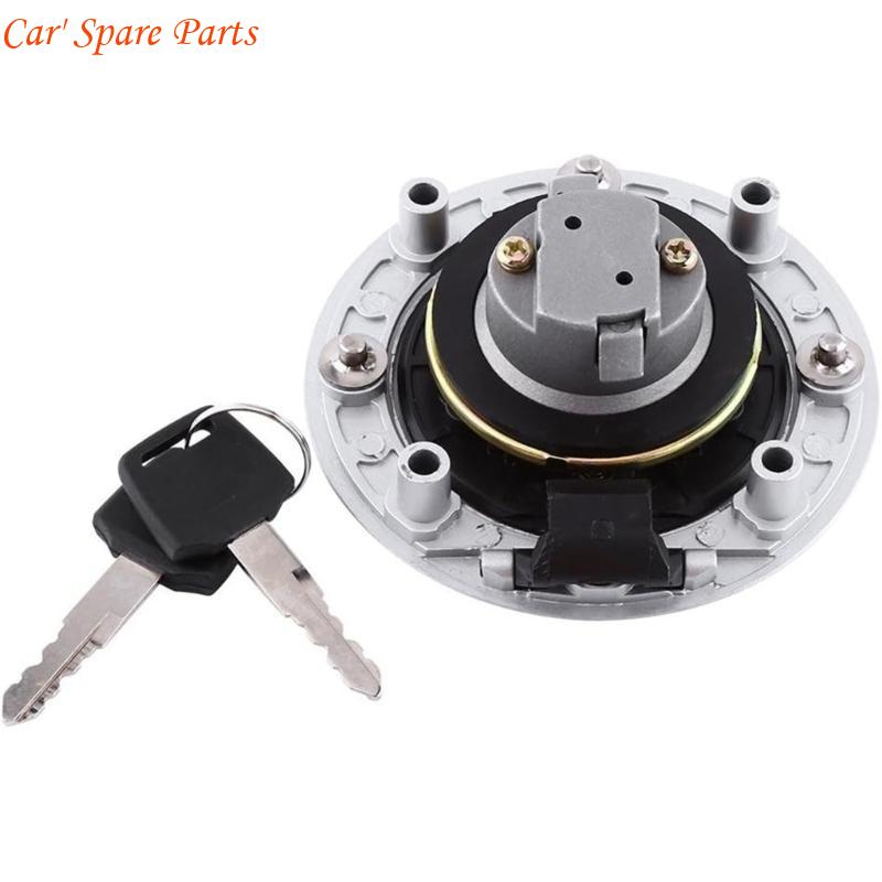 Y4UA Metal Gas Caps And Lock Set Easy Install Motorcycle Caps & Ignition Lock Set for SV650 SV1000 GSF1250 GSXR1000
