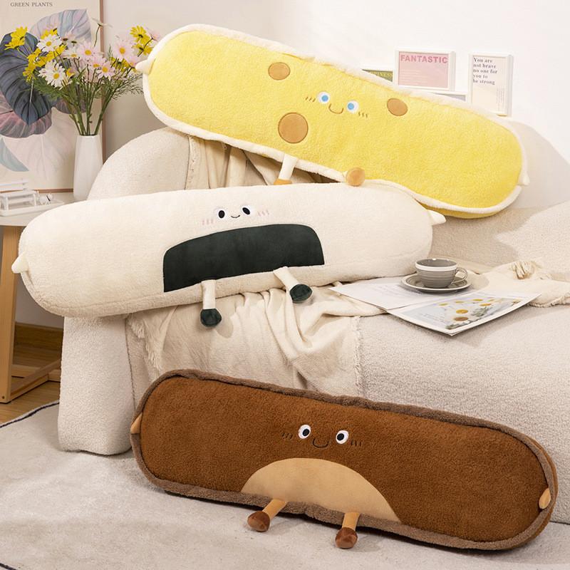 Biscuit Plush Simulated Toys Cheese Rice Vegetable Roll Chestnut Doll Strip