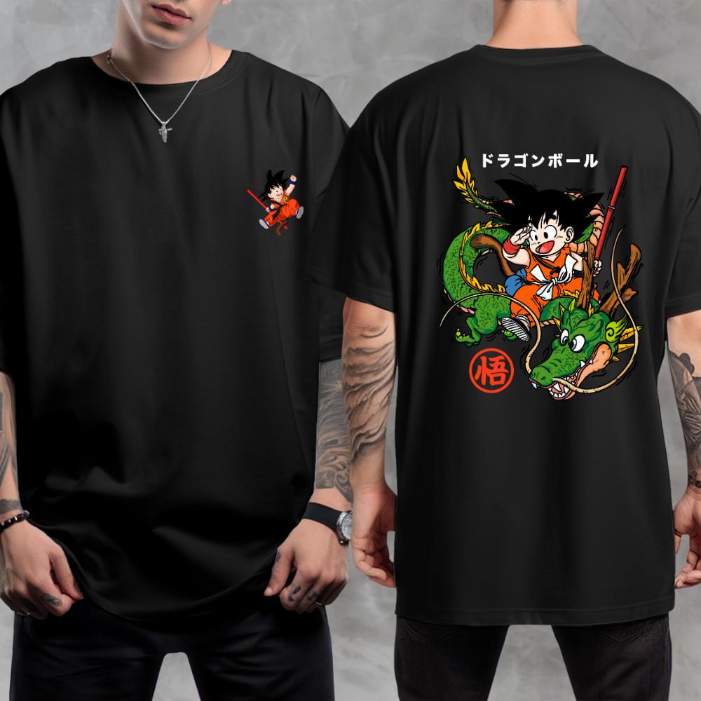 

Dragon Ball Sun Wukong Animation Summer T-Shirt Casual Sports Fitness Loose Oversized Comfortable Cotton Short Sleeve Men Women 3XL