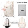 Women's Large Capacity Backpack for School and College - Ideal for Middle and High School Students, with Laptop Compartment