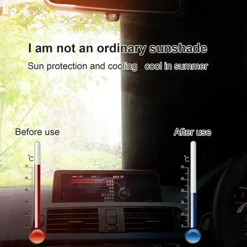 Universal Sunshade Cover Car Windshield Snow Sun Shade Waterproof Protector Cover Car Front Windscreen Cover