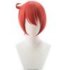 Cosplay Cool Short Costume Wig 2 Bonus Items Heat-resistant Wig, "Second Castle" Red, Hair, +