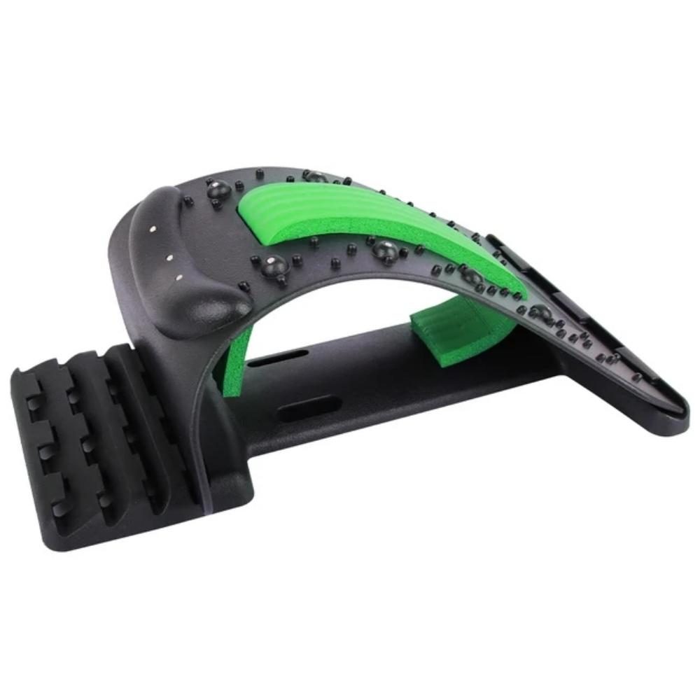 4 Levels Neck Stretch Massager Magnetic Therapy Adjustable Lumbar Support Cervical Spine Back Stretcher Relieve Pain Relax Tool