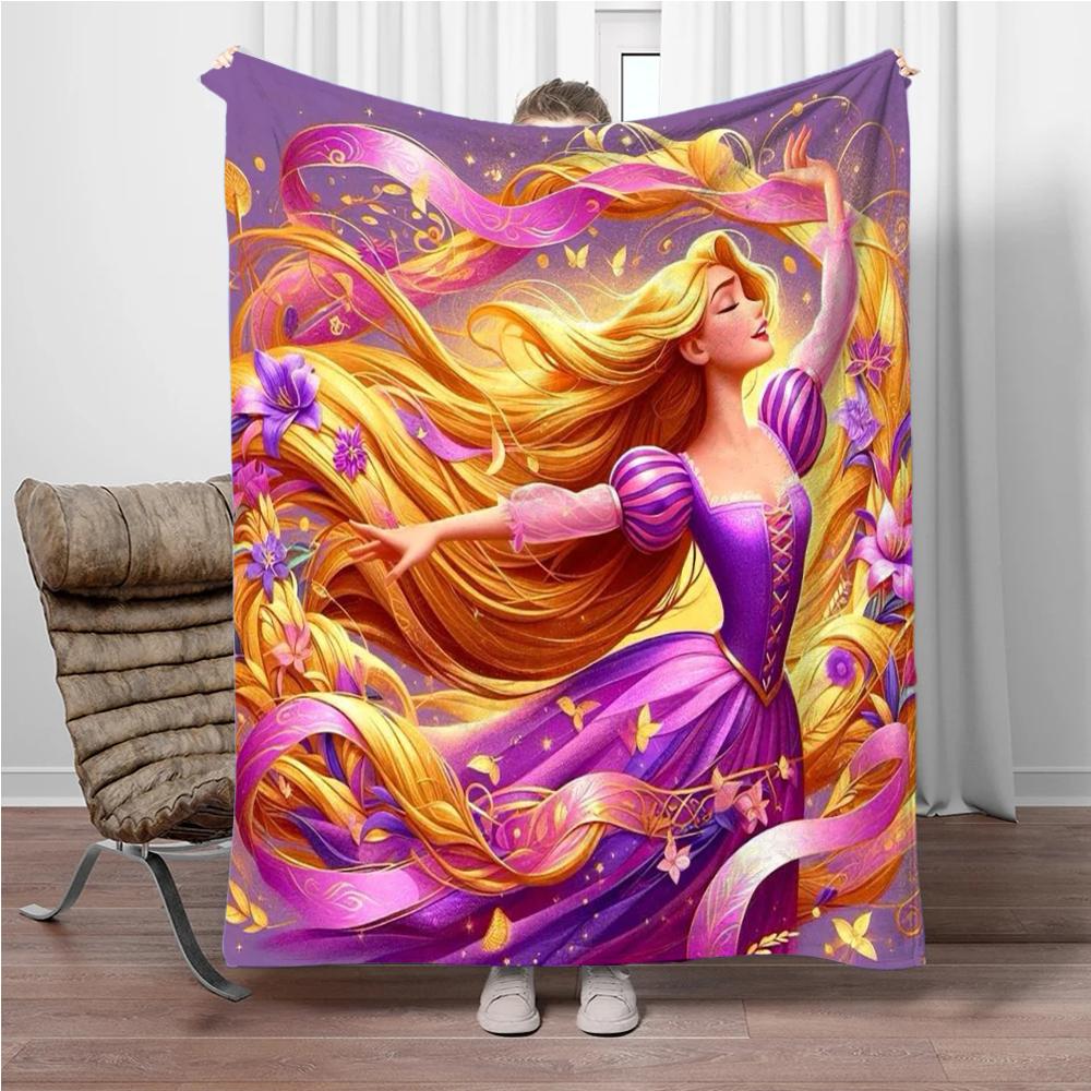 

Cartoon Rapunzel Flannel Blanket Children Warm Soft Blanket for Sofa Bed Cover Blanket Suitable for Birthday Souvenir Gifts 75x90cm