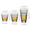 1 Pcs of Creative Glass Hammer Patterned Cups Beer and Juice Cups Transparent Beverage Cups High Appearance Level Beer Tea Cups