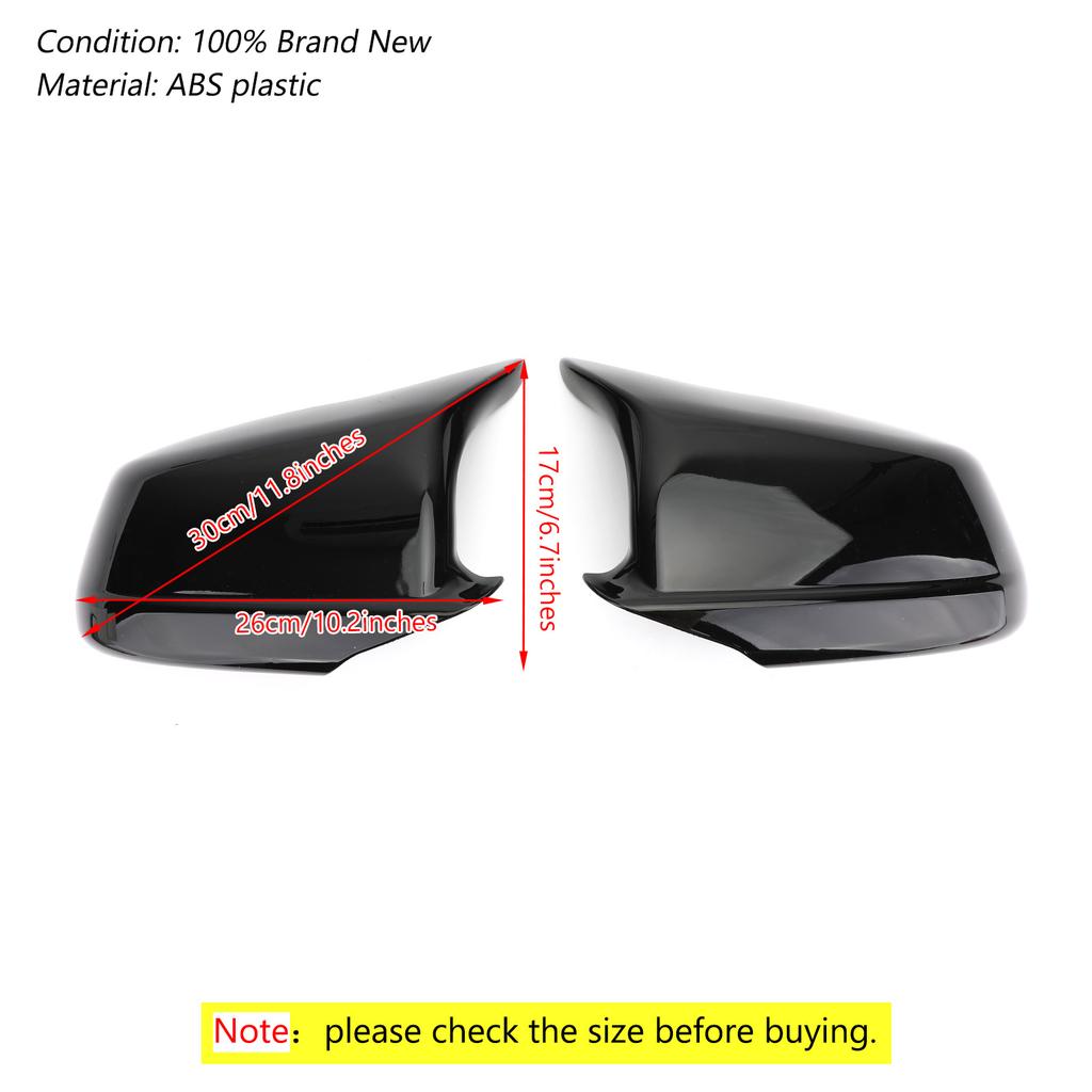 Türseiten-Spiegelkappe Schwarz Für BMW 5er F10/F11/F18 Pre-LCI 11-13