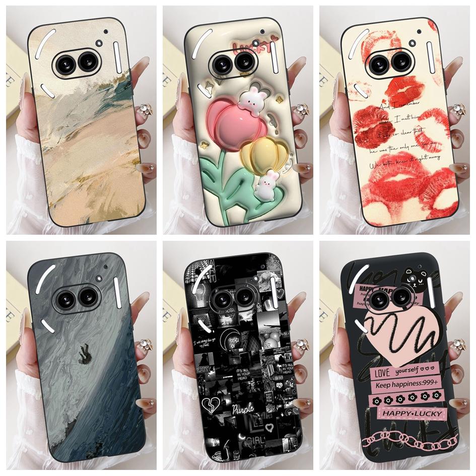 For Nothing Phone 2A Case Silicone Fashion Pattern Soft Phone Cases For Nothing Phone2a A142 Case For Nothing Phone 2 A065 Cover