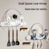 Wall-Mounted Pot Lid and Cutting Board Rack for Kitchen Storage